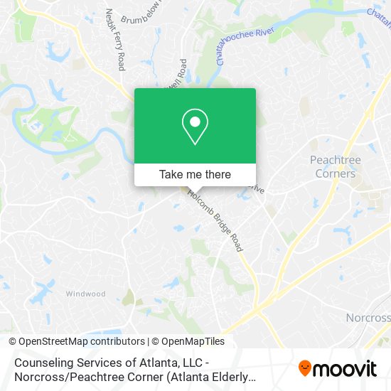 Counseling Services of Atlanta, LLC - Norcross / Peachtree Corner (Atlanta Elderly Homecare) map