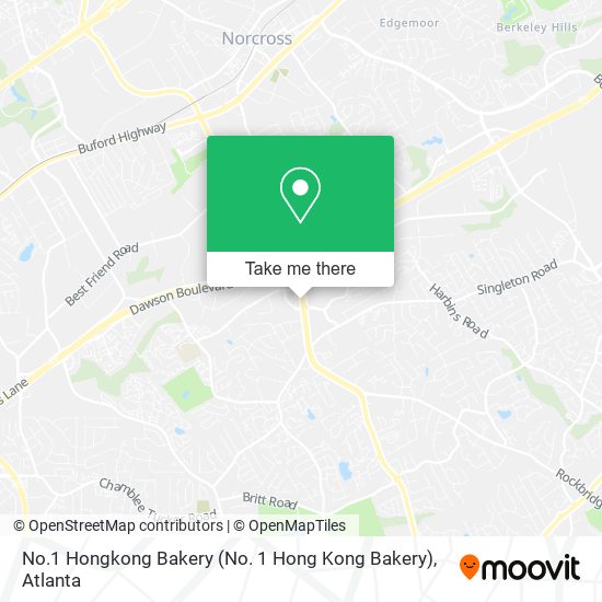 Mapa de No.1 Hongkong Bakery (No. 1 Hong Kong Bakery)