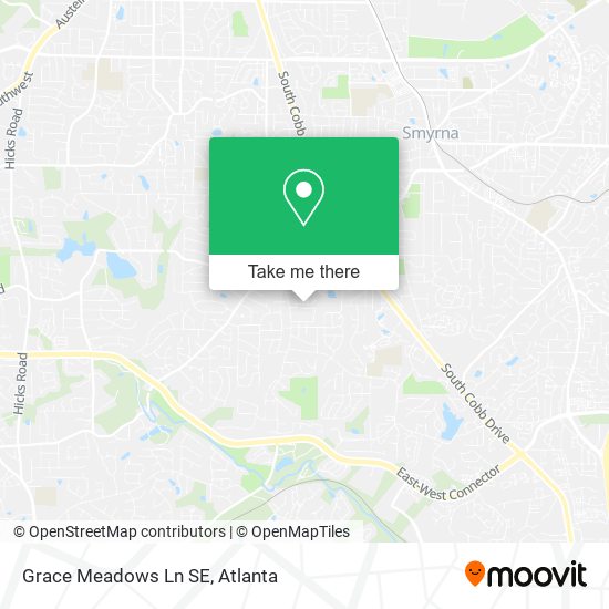Mapa de Grace Meadows Ln SE