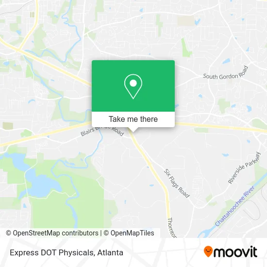 Express DOT Physicals map