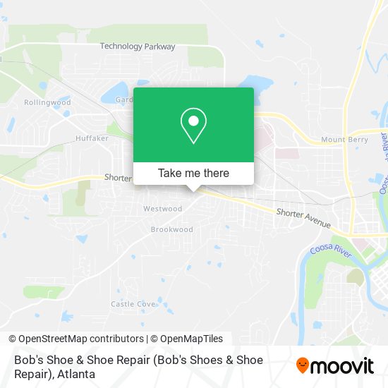 Mapa de Bob's Shoe & Shoe Repair