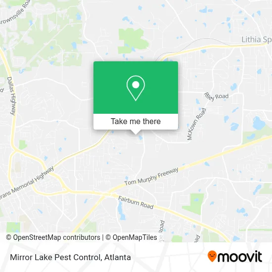 Mirror Lake Pest Control map
