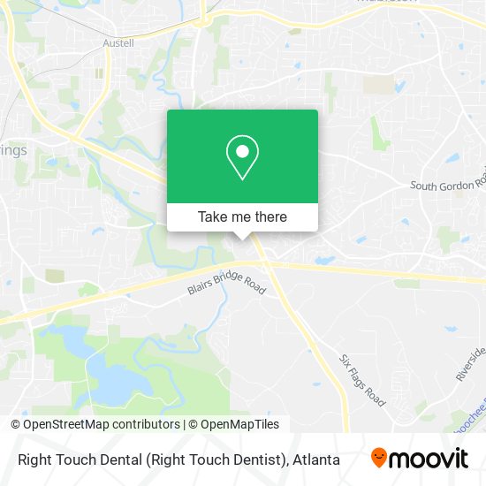 Mapa de Right Touch Dental (Right Touch Dentist)
