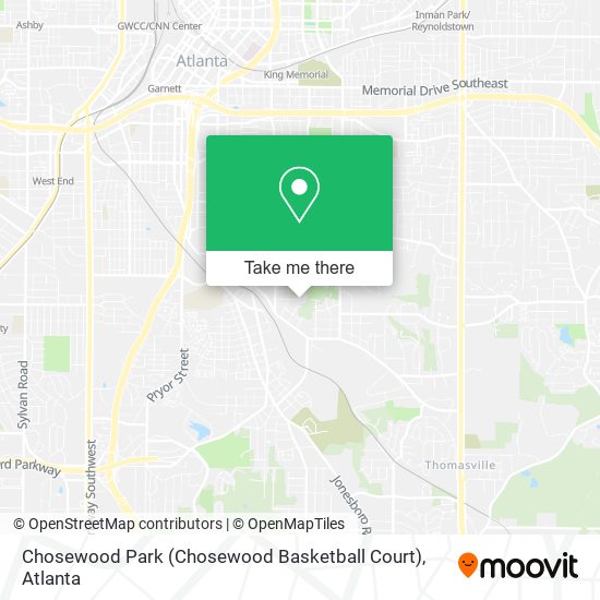 Mapa de Chosewood Park (Chosewood Basketball Court)