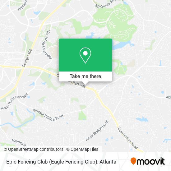 Mapa de Epic Fencing Club (Eagle Fencing Club)