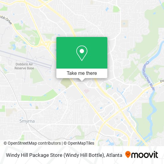 Windy Hill Package Store (Windy Hill Bottle) map