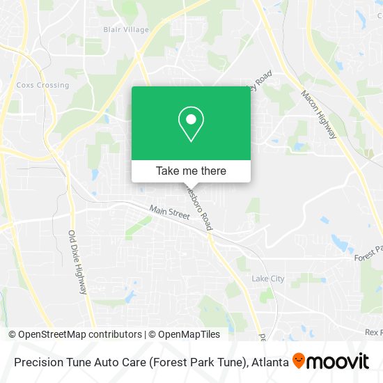 Precision Tune Auto Care (Forest Park Tune) map