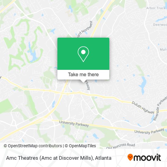 Mapa de Amc Theatres (Amc at Discover Mills)