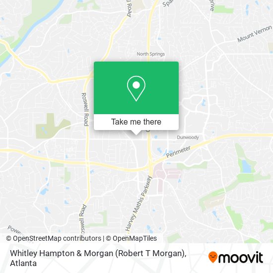 Mapa de Whitley Hampton & Morgan (Robert T Morgan)