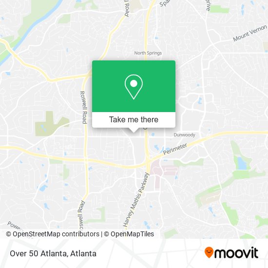 Over 50 Atlanta map
