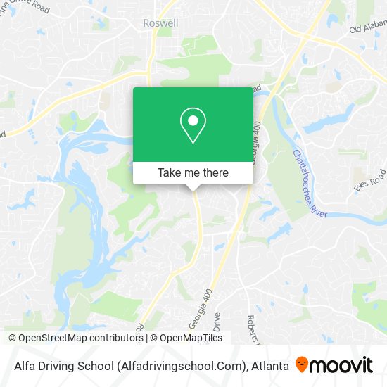 Mapa de Alfa Driving School (Alfadrivingschool.Com)