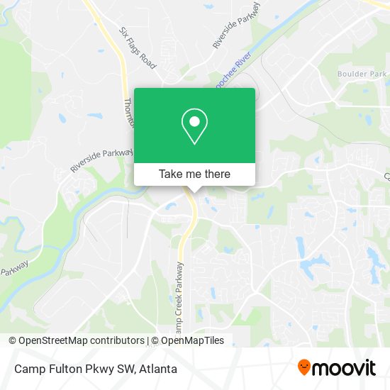Camp Fulton Pkwy SW map