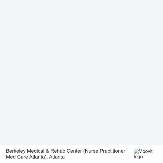 Mapa de Berkeley Medical & Rehab Center (Nurse Practitioner Med Care Atlanta)