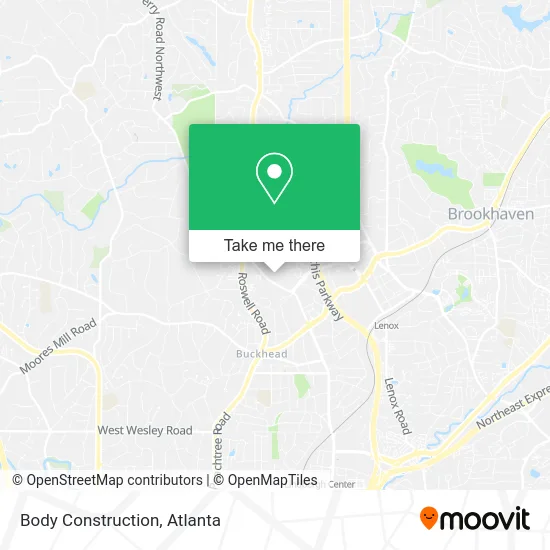 Body Construction map