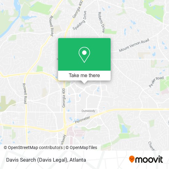 Mapa de Davis Search (Davis Legal)