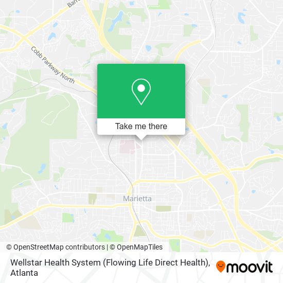 Wellstar Health System (Flowing Life Direct Health) map