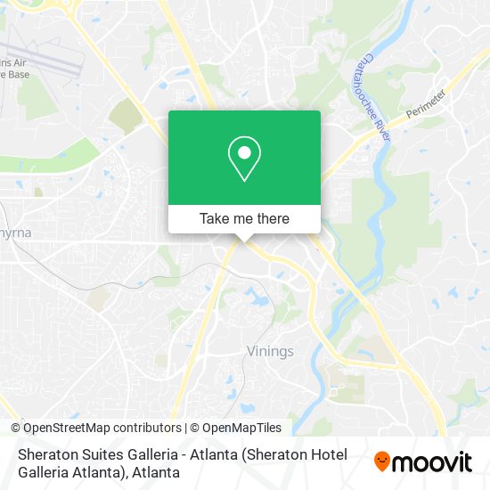 Sheraton Suites Galleria - Atlanta map