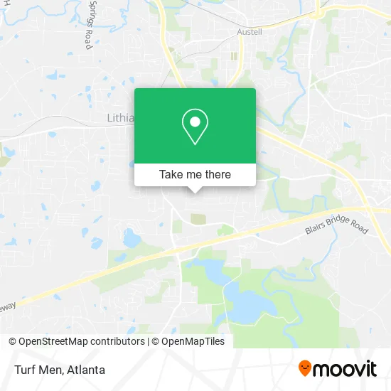 Turf Men map