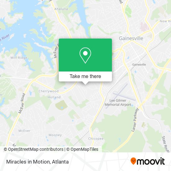 Miracles in Motion map