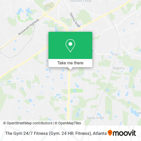 The Gym 24 / 7 Fitness (Gym. 24 HR. Fitness) map