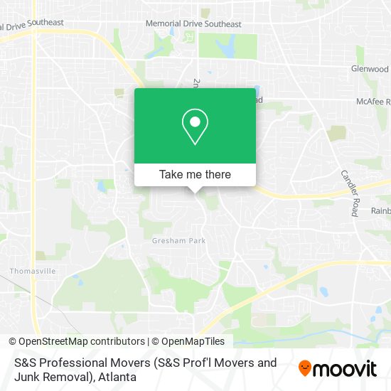Mapa de S&S Professional Movers (S&S Prof'l Movers and Junk Removal)