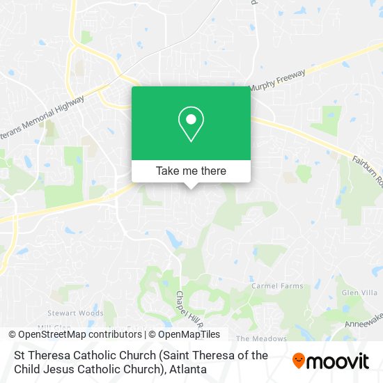 St Theresa Catholic Church (Saint Theresa of the Child Jesus Catholic Church) map