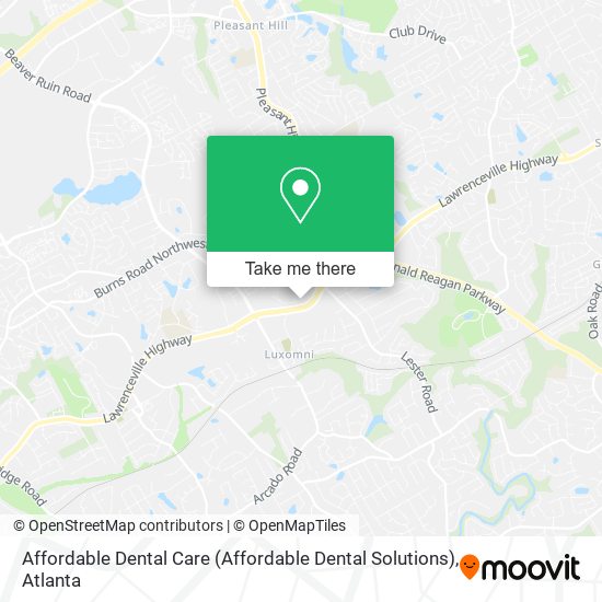 Mapa de Affordable Dental Care (Affordable Dental Solutions)