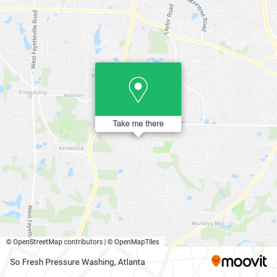 So Fresh Pressure Washing map