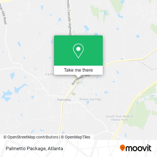 Palmetto Package map