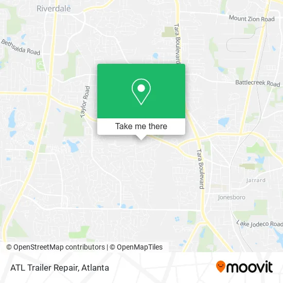 ATL Trailer Repair map
