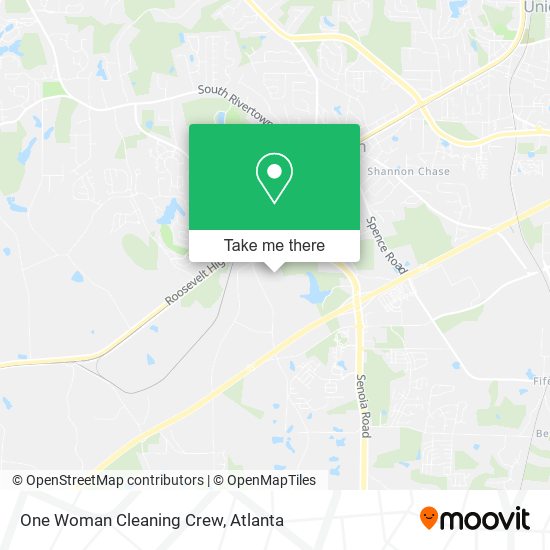 Mapa de One Woman Cleaning Crew