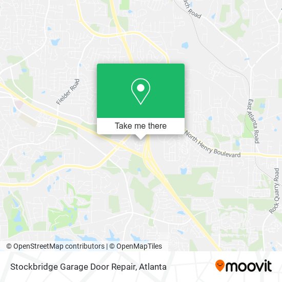 Mapa de Stockbridge Garage Door Repair