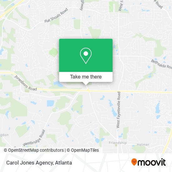 Carol Jones Agency map