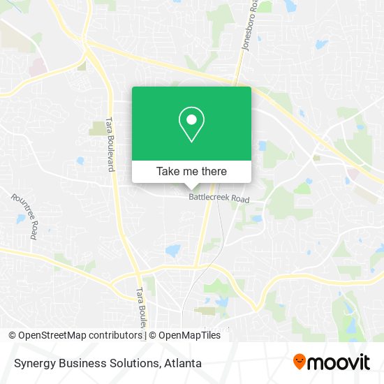 Synergy Business Solutions map