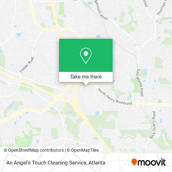 An Angel's Touch Cleaning Service map