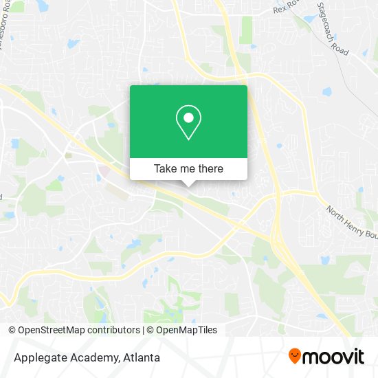 Mapa de Applegate Academy