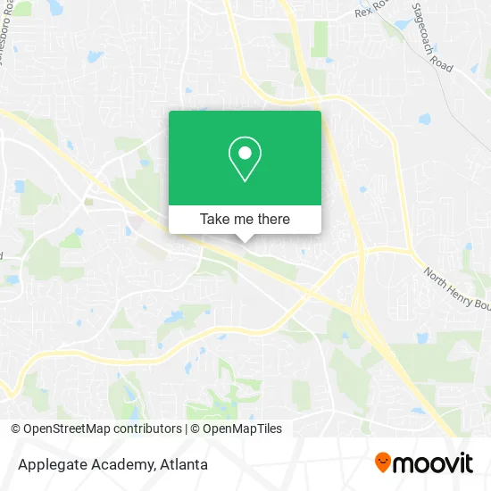 Applegate Academy map