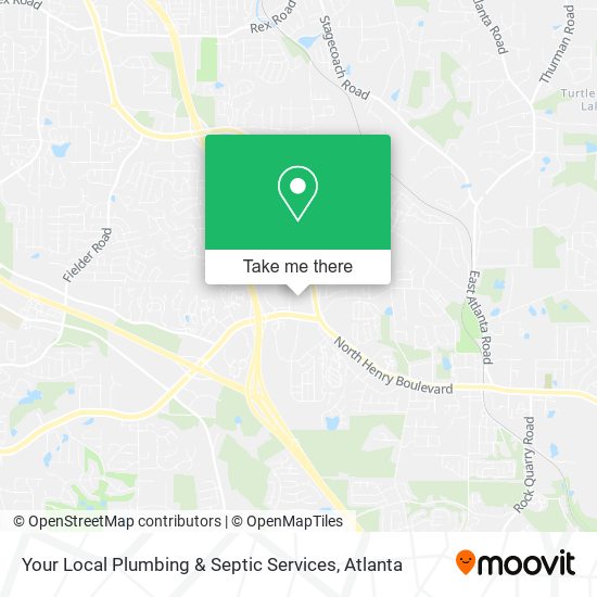 Your Local Plumbing & Septic Services map