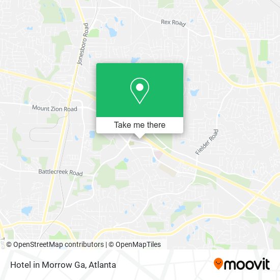 Hotel in Morrow Ga map