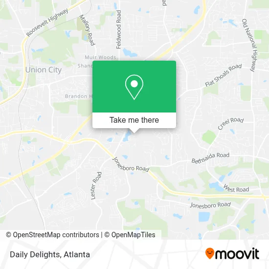 Daily Delights map