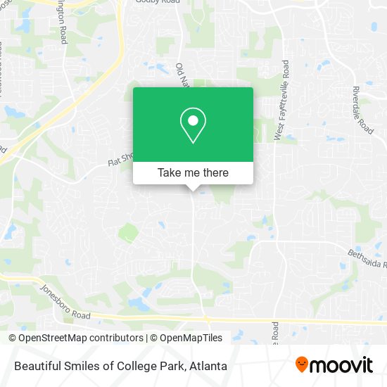 Mapa de Beautiful Smiles of College Park