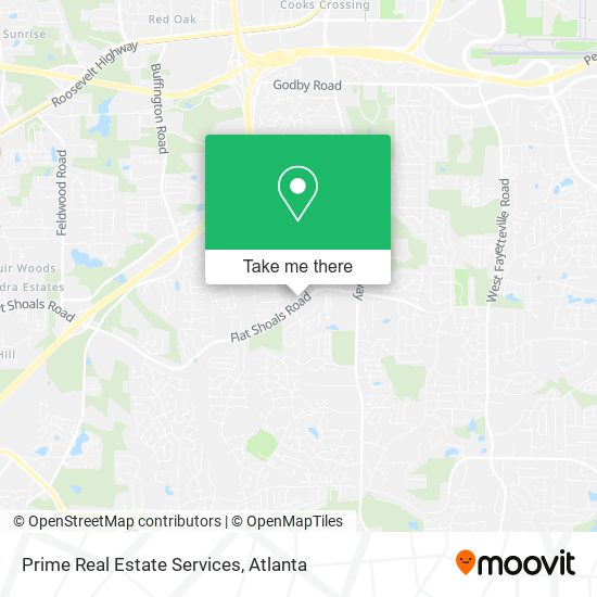 Prime Real Estate Services map