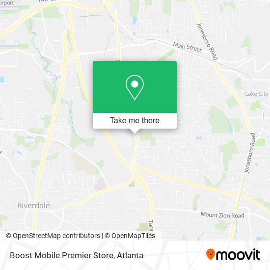 Mapa de Boost Mobile Premier Store