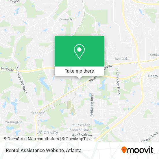 Rental Assistance Website map