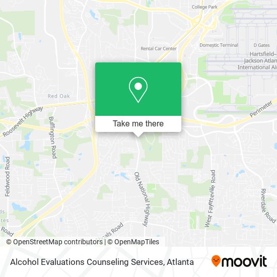 Alcohol Evaluations Counseling Services map