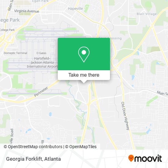 Georgia Forklift map