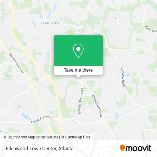 Ellenwood Town Center map