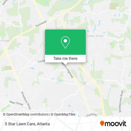 5 Star Lawn Care map