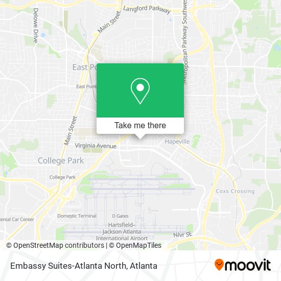 Mapa de Embassy Suites-Atlanta North