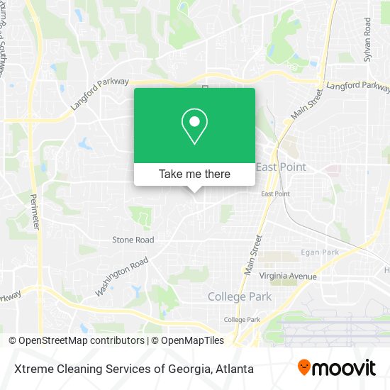 Mapa de Xtreme Cleaning Services of Georgia